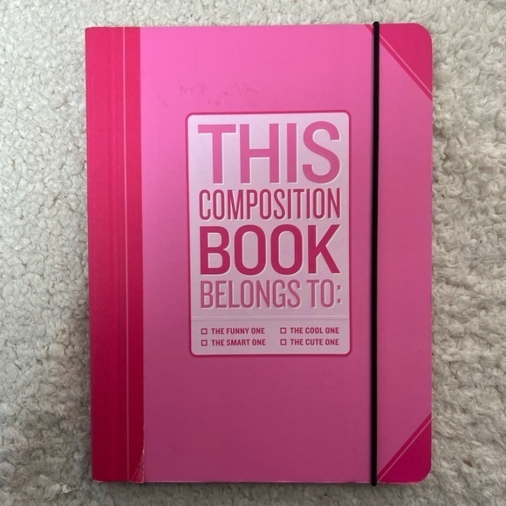 ☀️2/$14☀️Knock Knock "Composition Book" Lined Page Notebook